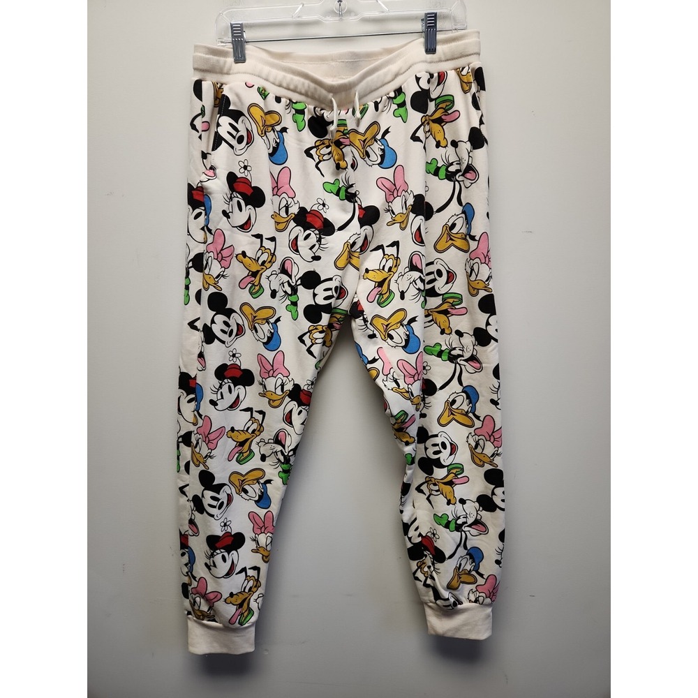 Disney Mickey Mouse and Friends Sweatpants Large 15/17 Juniors